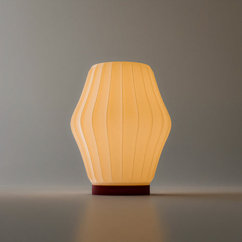 Akari minimalist table lamp with simple shade and modern base