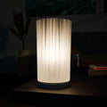 Coral Cascade table lamp with coral-textured shade