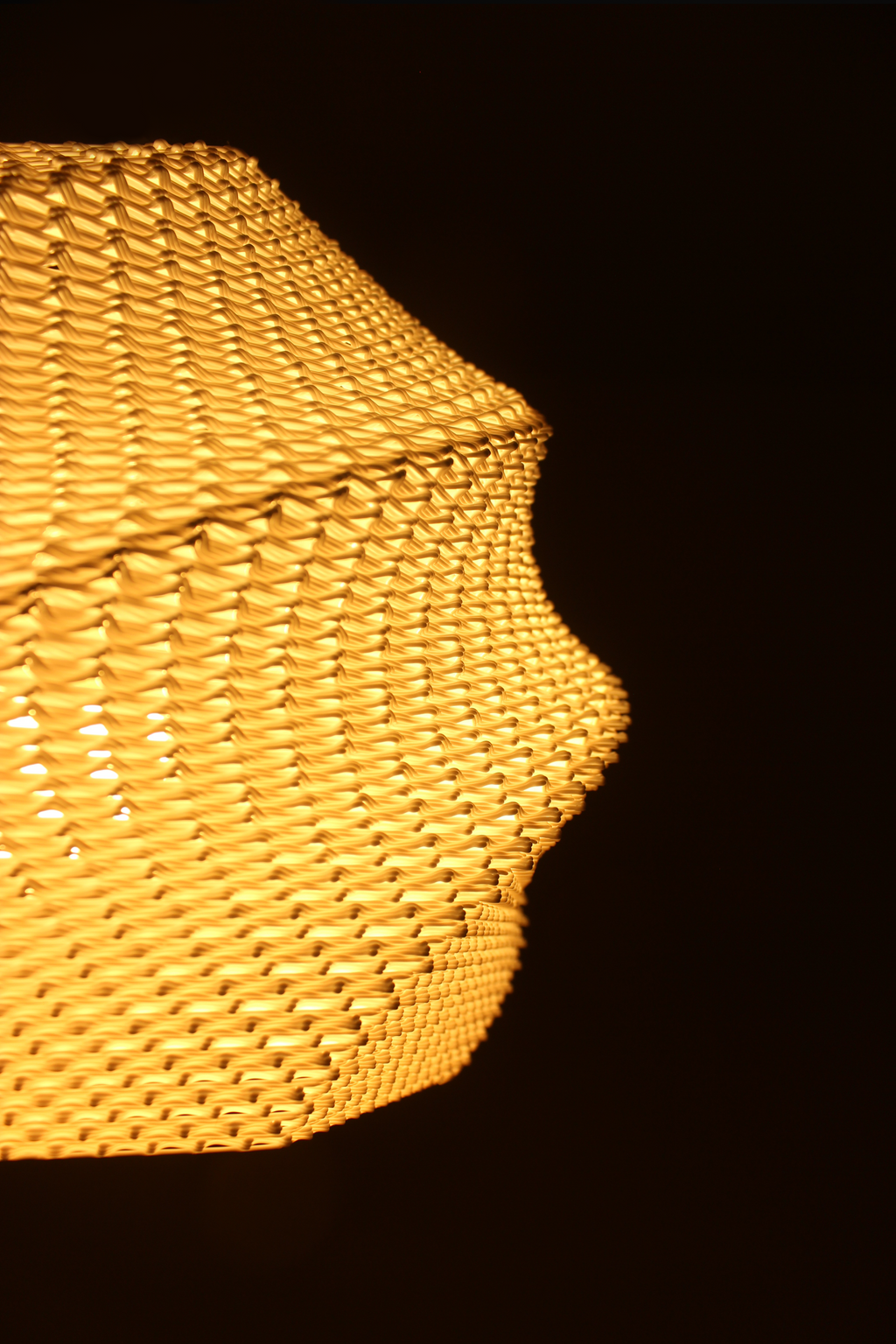 Sofia sculptural RippleMesh pendant lamp, view 4