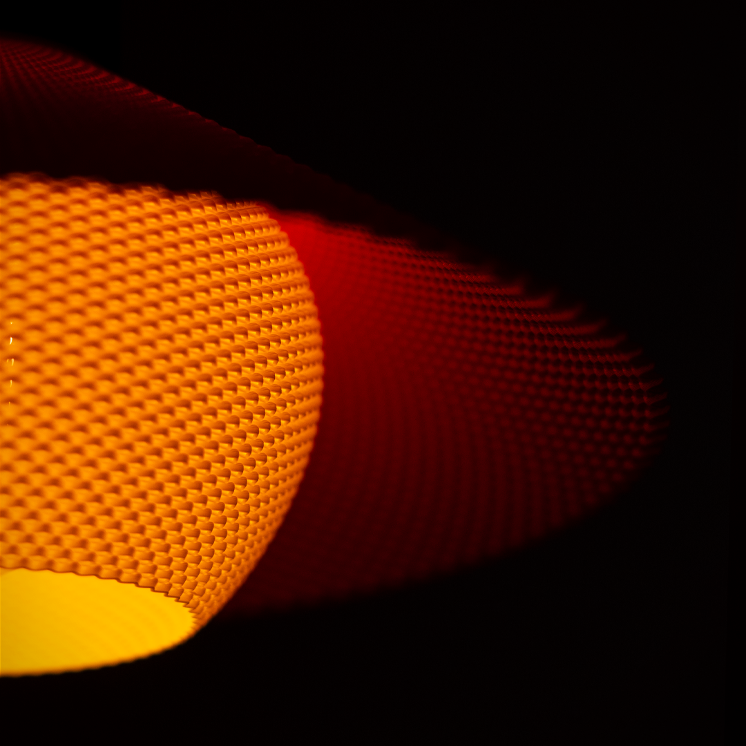Orson retro UFO-shaped pendant light, view 2