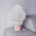 Obsolete small sculptural table lamp