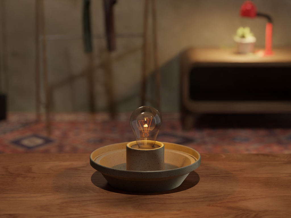 Nour tajine table lamp with raffia-look textured shade, view 4